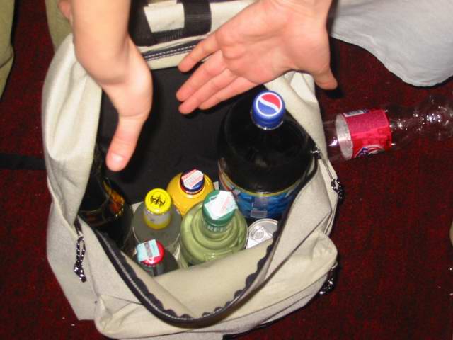 Presenting the fine drinks