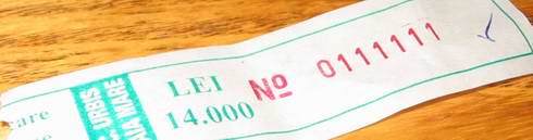 Bus ticket