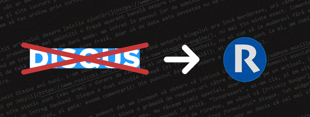 De la Disqus la Remark42 De la Disqus la Remark42
