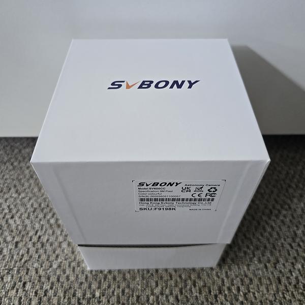 SV605CC in box (plus the power supply for cooling it in a box below)