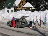 Getting out of the car